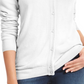 Karen Scott Women's Luxsoft Button Cardigan White Size PXL