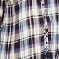 Style & Co Women's Plus Plaid Utility Top Purple Size 0X