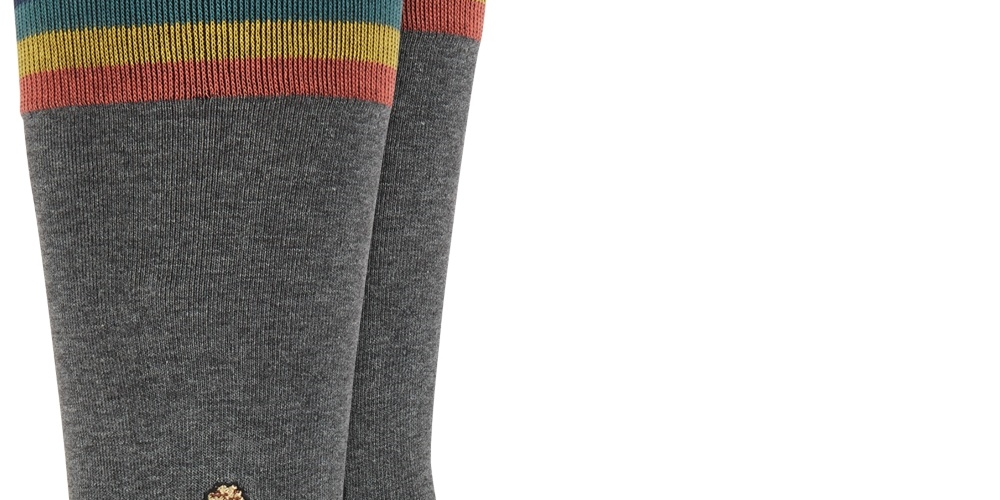 Bar III Men's Mug Socks Grey Size Regular