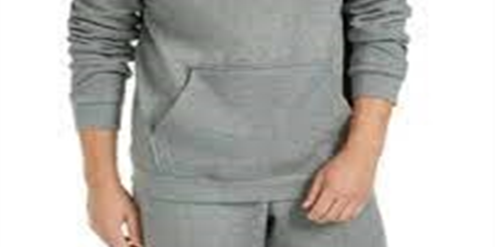 ID Ideology Men's Fleece Hoodie Dark Gray Size X-Large