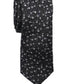Bar III Men's Clinton Silk Print Business Neck Tie Black Size Regular