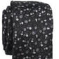 Bar III Men's Clinton Silk Print Business Neck Tie Black Size Regular