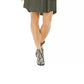 Style & Co Women's Solid Utility Shirtdress Green Size Medium