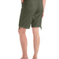 Karen Scott Women's Solid Tie Cuff Shorts Green Size 6