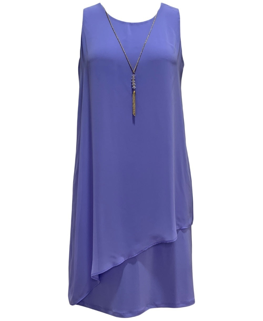 JM Collection Women's Necklace-Embellished Sheath Dress Purple Size X-Large