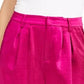 INC International Concepts Women's Satin Gaucho Pants Pink Size 10