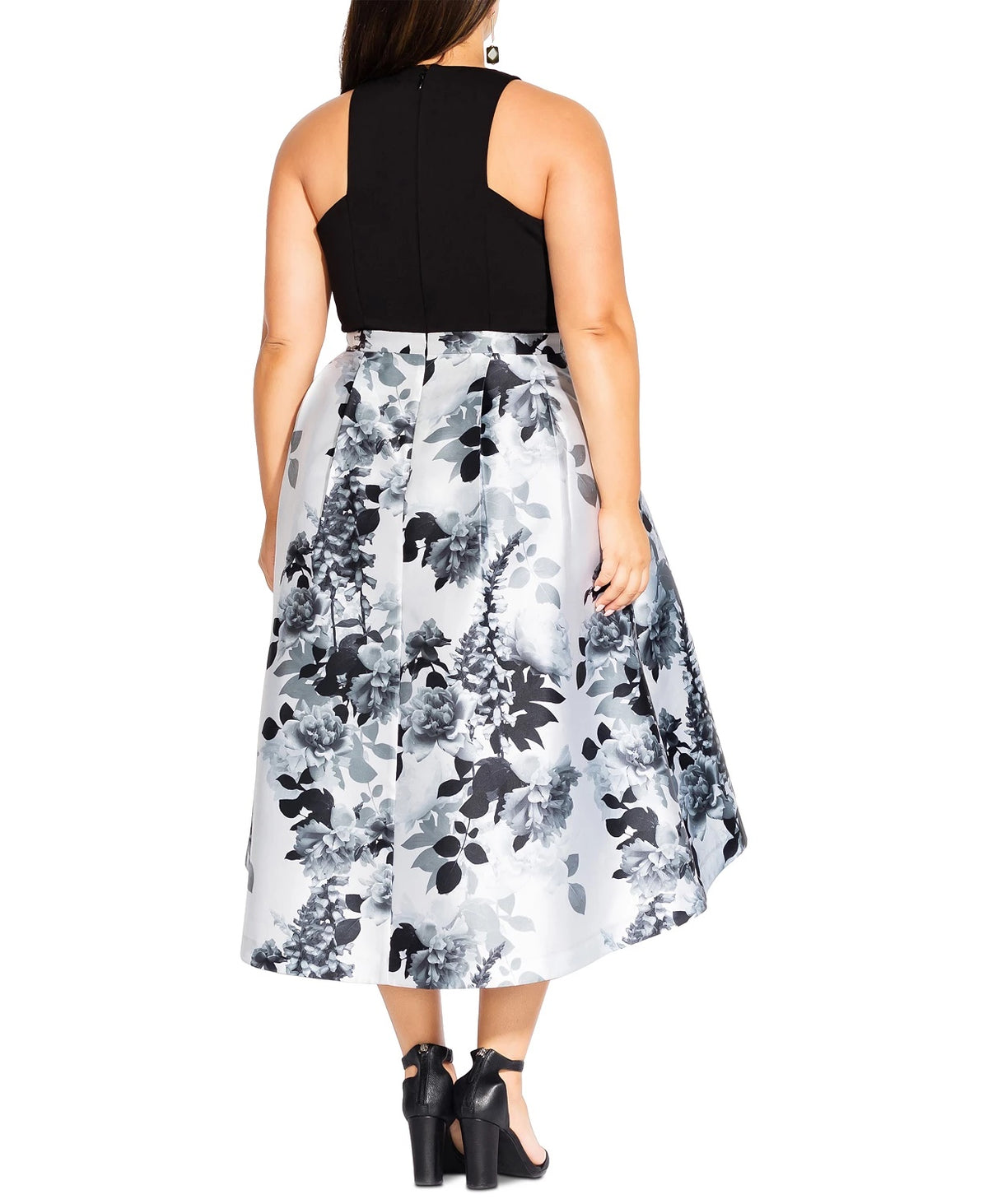 City Chic Women's Trendy Plus Size Amelia Dress Black Size 22W