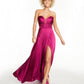 B Darlin Juniors' Sweetheart Ruched Gown Red Size 3-4