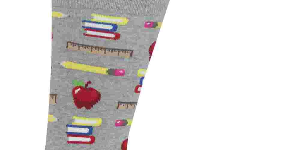 Hot Sox Men's Novelty Occupation Casual Crew Socks Gray Size Regular