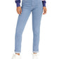 Dickies Junior's Striped Skinny Fit Cuffed Jeans Blue Size 1