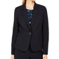 Calvin Klein Women's Single-Button Blazer Navy Size 14
