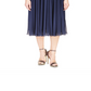 Michael Michael Kors Pleated Midi Dress Blue