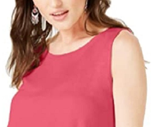 Style & Co Women's Swing Tank Top Red Size Small