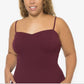B Darlin Women's Plus Trendy Strappy Back Dress Wine Size 14