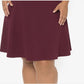 B Darlin Women's Plus Trendy Strappy Back Dress Wine Size 14