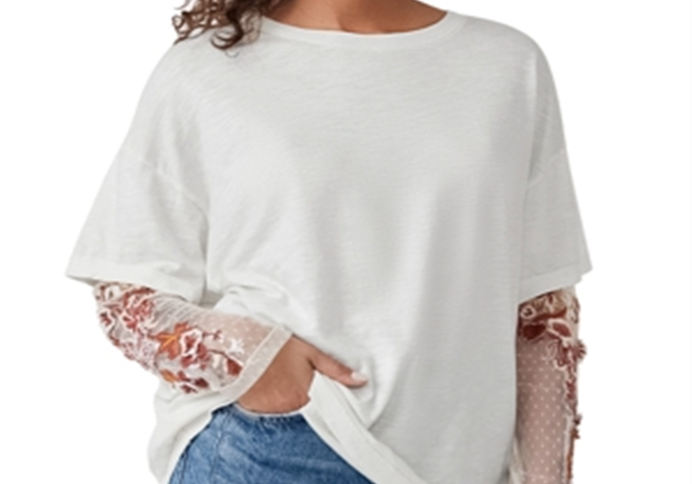 Free People Gardener Laye Over White