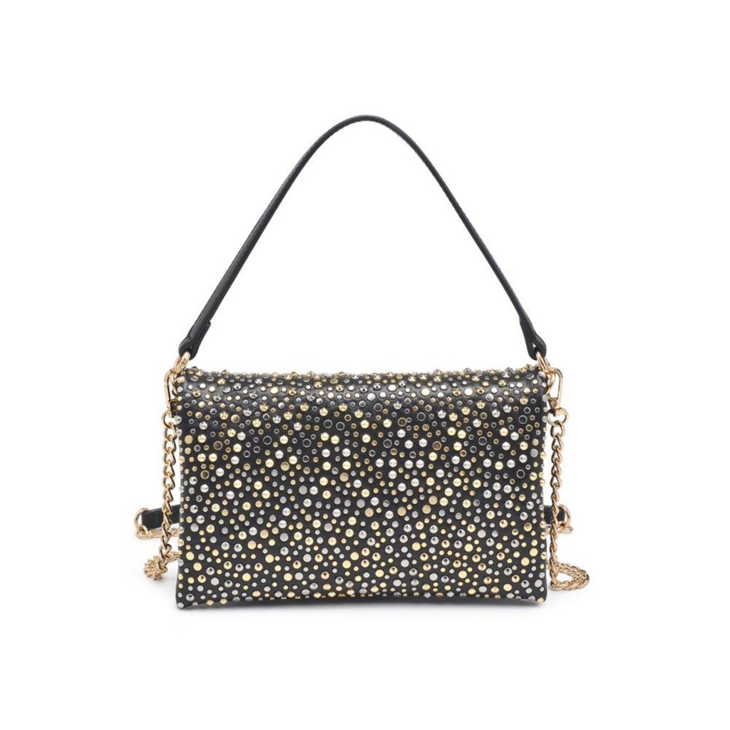 Urban Expressions Krista Studded Faux Leather Convertible Shoulder Bag