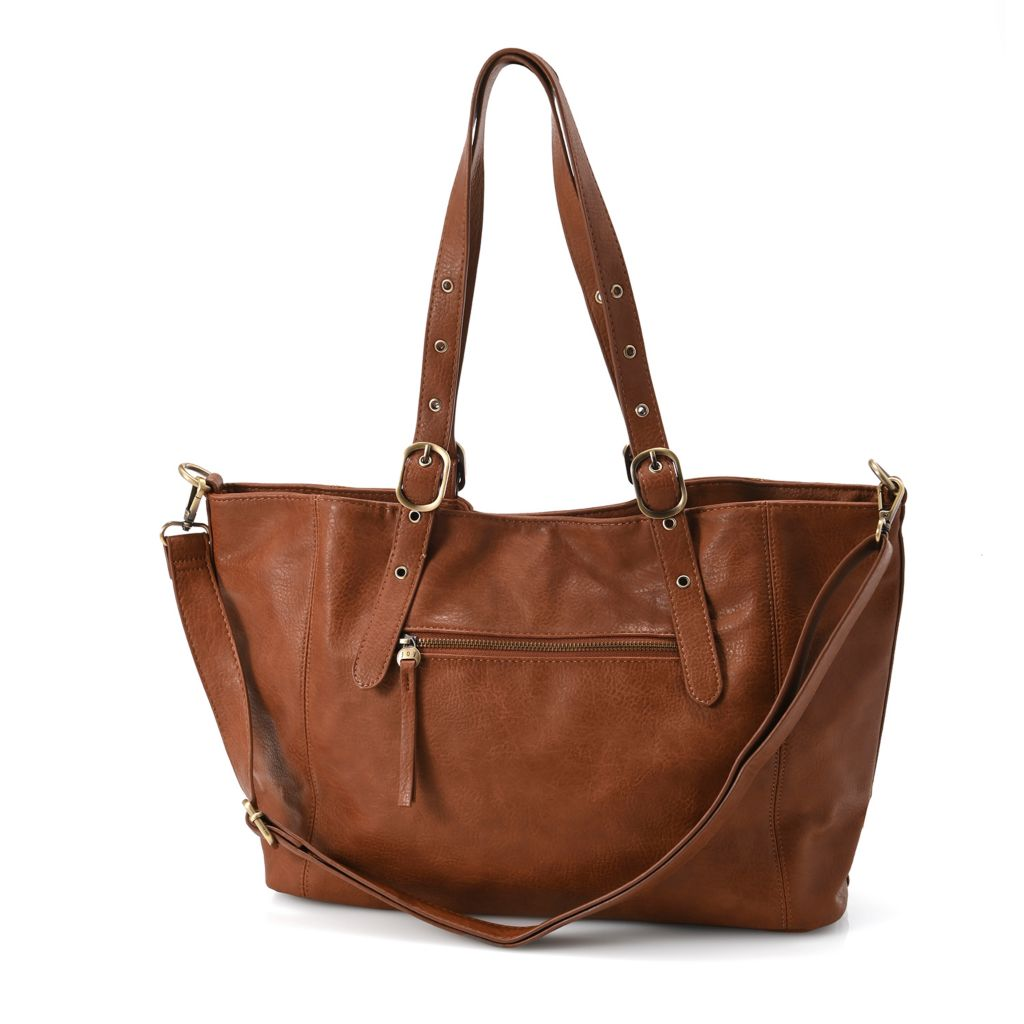 Joy Susan Shelby Faux Leather Studded Tote Bag