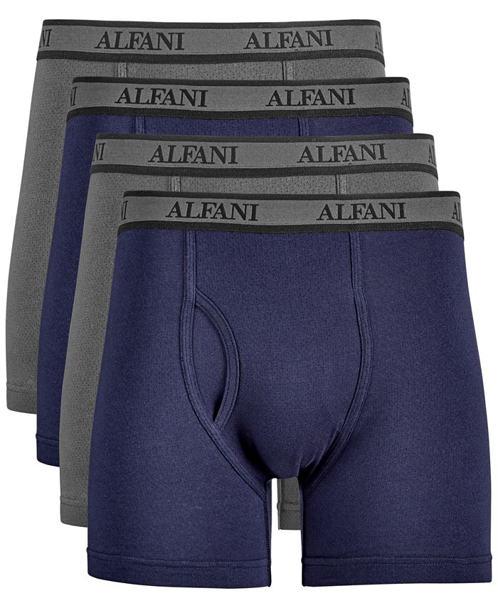 Alfani Men's 4 Pk Mesh Boxer Briefs Black Size 2XL
