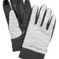 Spyder Men's Glissade Hybrid Nylon Fleece Lined Winter Gloves Gray Size Large