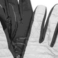 Spyder Men's Glissade Hybrid Nylon Fleece Lined Winter Gloves Gray Size Large