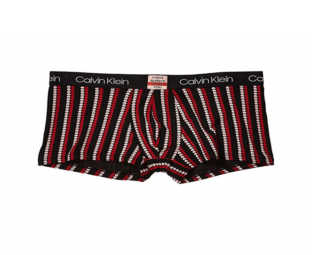 Calvin Klein Men's Valentines Day Cotton Trunk Black Size Large