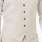 INC International Concepts Men's Nevin Vest Beige Size Medium