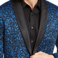 INC International Concepts Men's Printed Blazer Blue Size XXX-Large