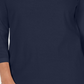 Karen Scott Women's Crochet Square-Neck Top Navy Size Medium