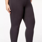 INC International Concepts Women's Plus Leggings High-Rise Stretch Pants Gray Size 20W