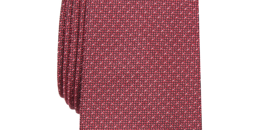 Alfani Men's Solid Slim Tie Red Size Regular