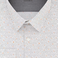 Calvin Klein Men's Extra-Slim Fit Temperature Regulating Stretch Print Dress Shirt Grey Size M 32/33