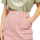 Free People Women's Zippered Mini Pencil Skirt Pink Size 27