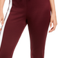 Juicy Couture Women's Cotton Side-Stripe Track Pants  Wine/white/Gold Size Medium