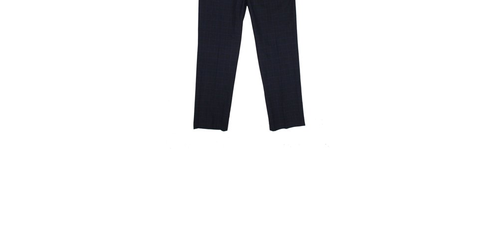 Vince Camuto Men's Dress Pants Plaid Slim Stretch Black Size 32X32