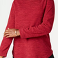 Karen Scott Women's Marled Sweatshirt Red Size Petite Small