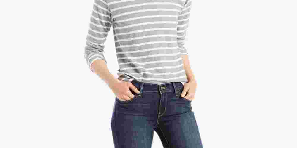 Levi's Women's 710 Super Skinny Jeans Blue Size 26X30