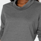 Karen Scott Women's Sport Cowl Neck Top Gray Size Small