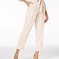 Rachel Roy Women's Paper Bag Tapered Pants Pink Size 4