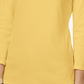 Charter Club Women's Boat Neck Button Shoulder Top Yellow Size X-Large
