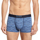 BOSS Men's Print Cotton Trunks Blue Size Large