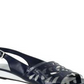 Easy Street Women's Sandals Clear Celebrate Slingback Sandal Blue Size 6