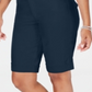 Charter Club Women's Pocketed Zippered Shorts Size 6 Blue Size 6