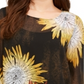 Alfani Women's Bubble Sleeve Blouse Yellow Size Petite Medium