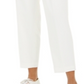 Bar III Women's Button Front Pleated Pants White Size 2