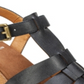 White Mountain Women's Aldridge Sandal Black Size 9.5
