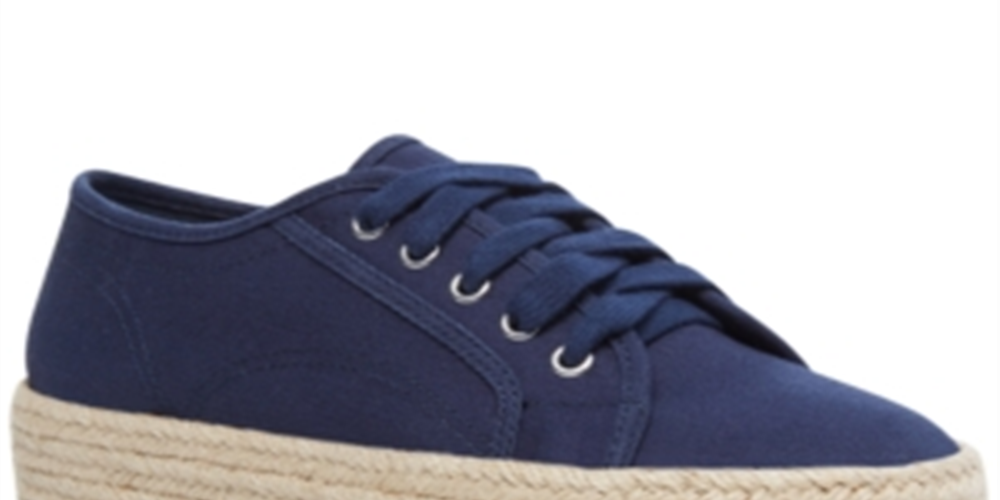 Wild Pair Women's Sofeya Espadrille Platform Sneakers NavySize 5M