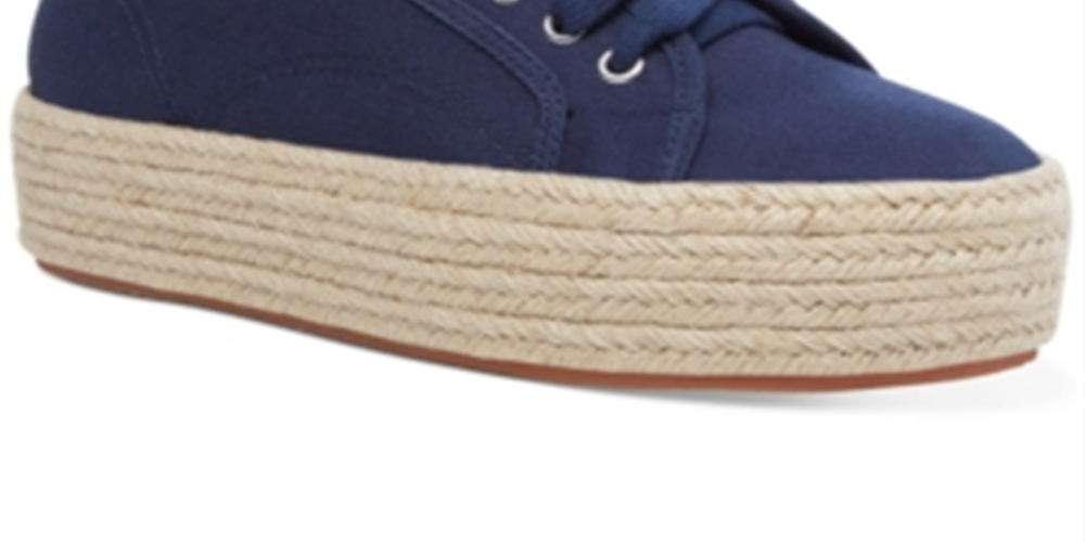 Wild Pair Women's Sofeya Espadrille Platform Sneakers NavySize 5M