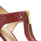 Michael Kors Women's Berkley Platform Dress Sandals Red Size 8.5