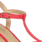 Sun Stone Women's Coral 1 Platform Cushioned Strappy T-Strap Slip Resistant Jamie Block Heel Buckle Clogs CoralSize 9.5 M